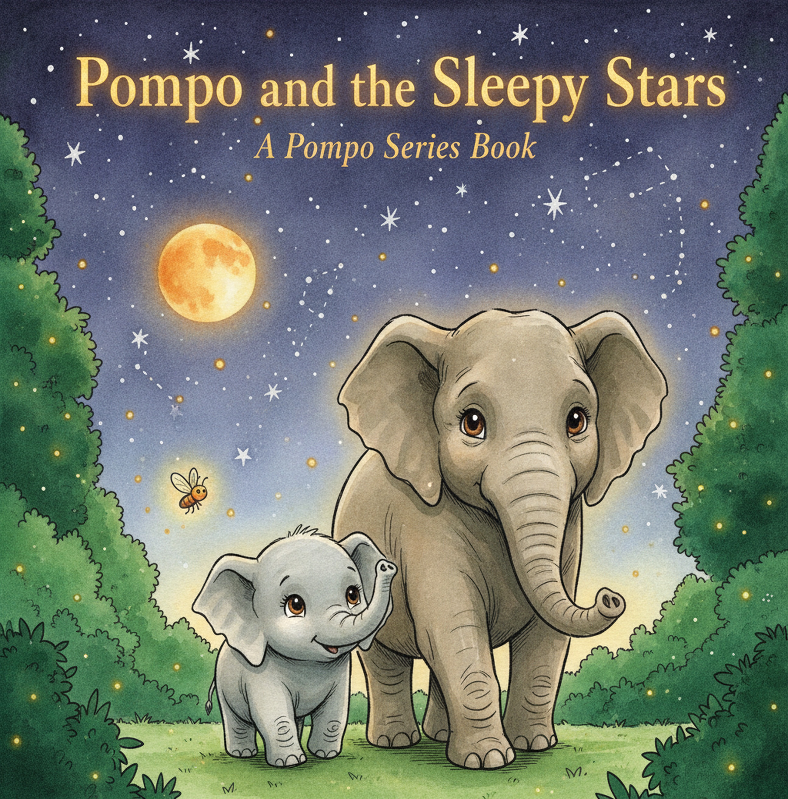 Pompo and the Sleepy Stars book cover