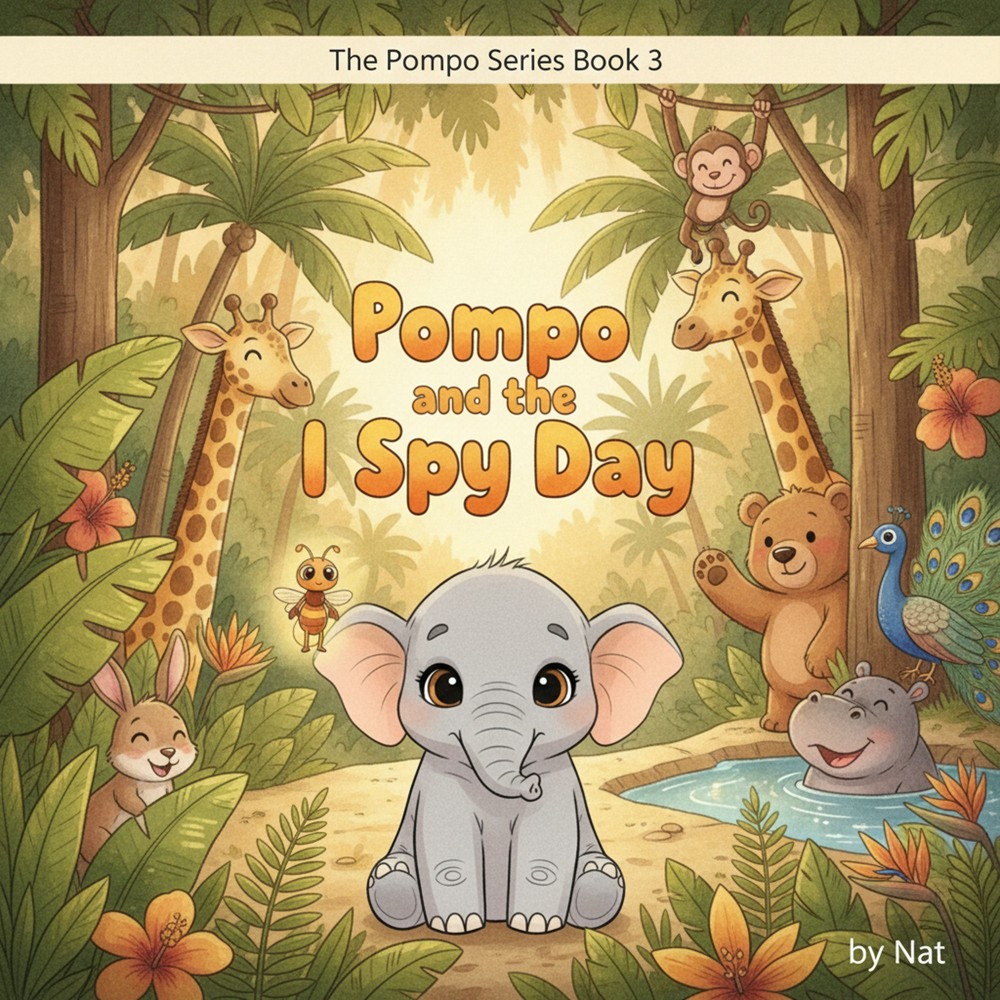 Pompo and the I Spy Day book cover